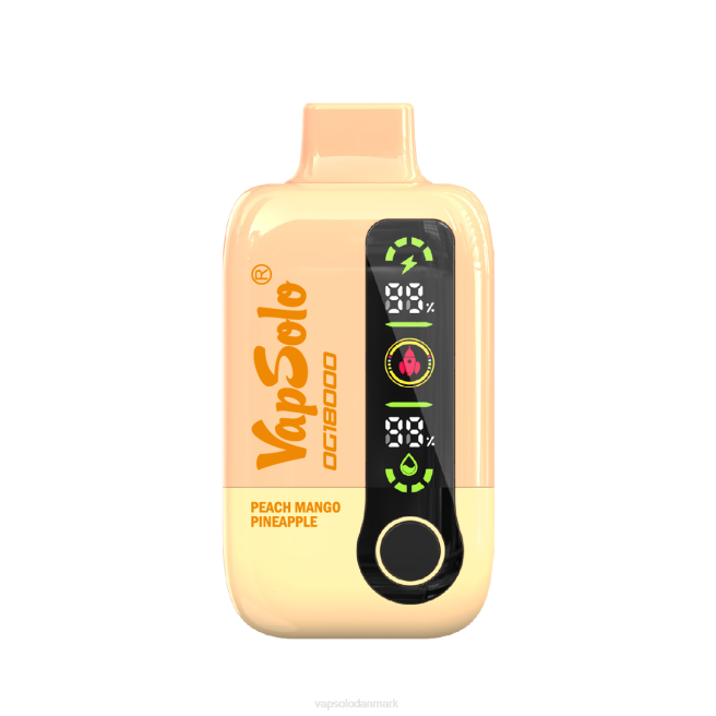 VapSolo DG18000 engangs vape | Vapsolo Puff NTP853 fersken mango ananas