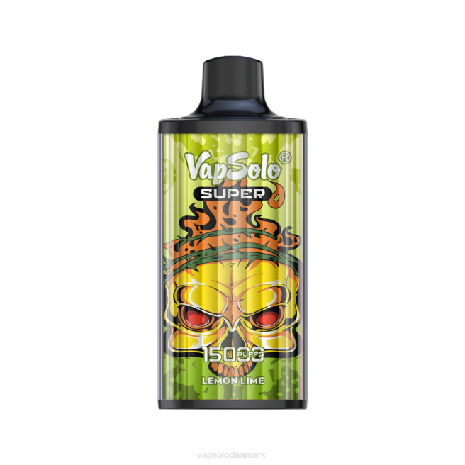 VapSolo SUPER engangs vape | Vapsolo Danmark NTP818 citron lime