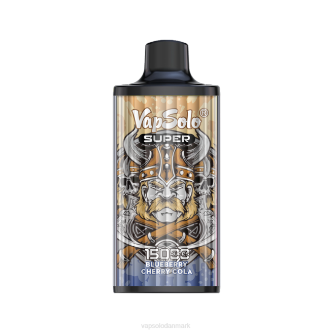 VapSolo SUPER engangs vape | Vapsolo Pris NTP815 blåbær kirsebær cola