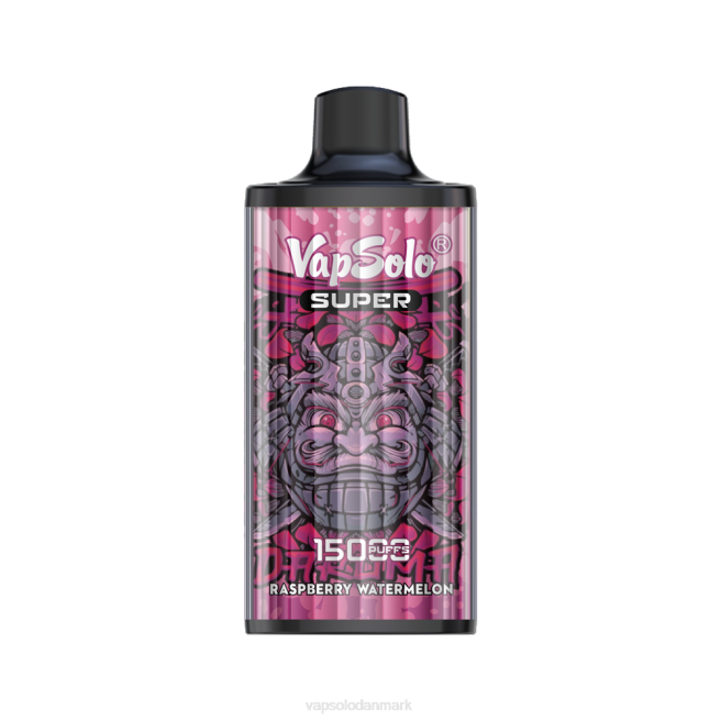 VapSolo SUPER engangs vape | Vapsolo Pris NTP819 hindbær vandmelon