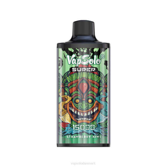 VapSolo SUPER engangs vape | Vapsolo Pris NTP823 jordbær kiwi