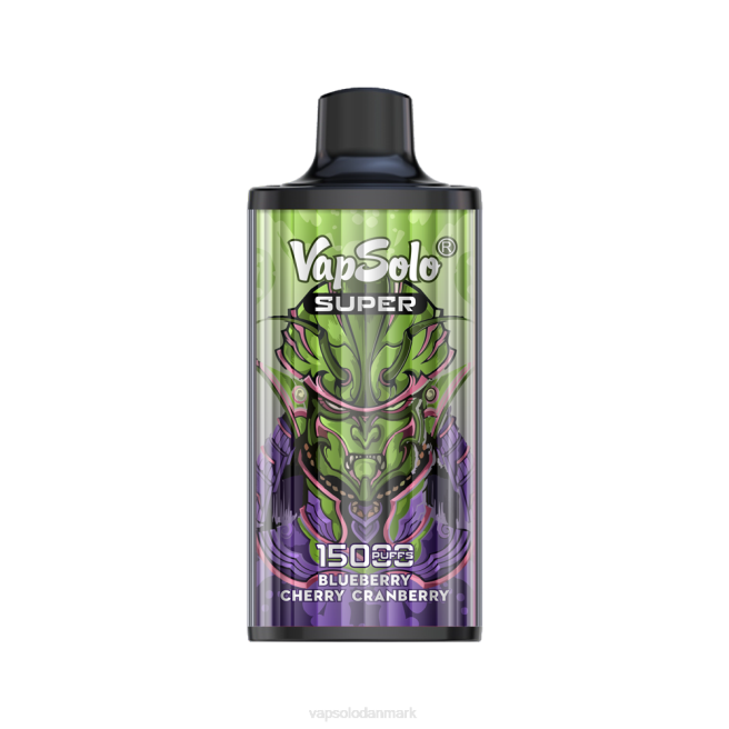 VapSolo SUPER engangs vape | Vapsolo Review NTP816 blåbær kirsebær tranebær