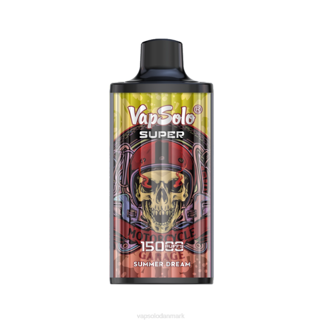 VapSolo SUPER engangs vape | Vapsolo Review NTP824 sommerdrøm