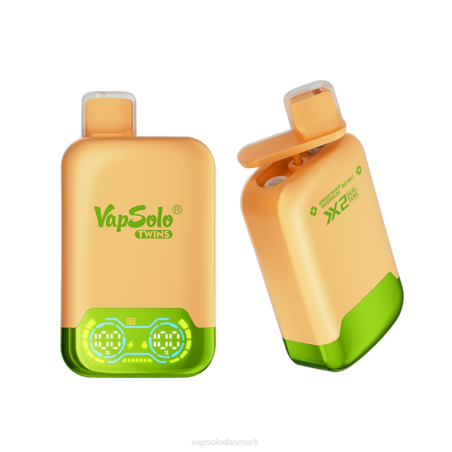 VapSolo TWINS engangs vape | Vapsolo Danmark NTP830 orange mango vandmelon & red bull