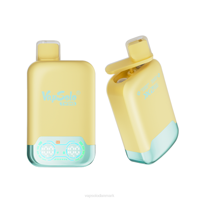 VapSolo TWINS engangs vape | Vapsolo Pris NTP831 ananas kokos & jordbær banan