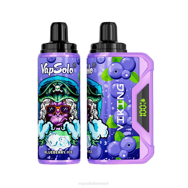 VapSolo VIKING engangs vape | Vapsolo Review NTP836 blåbær